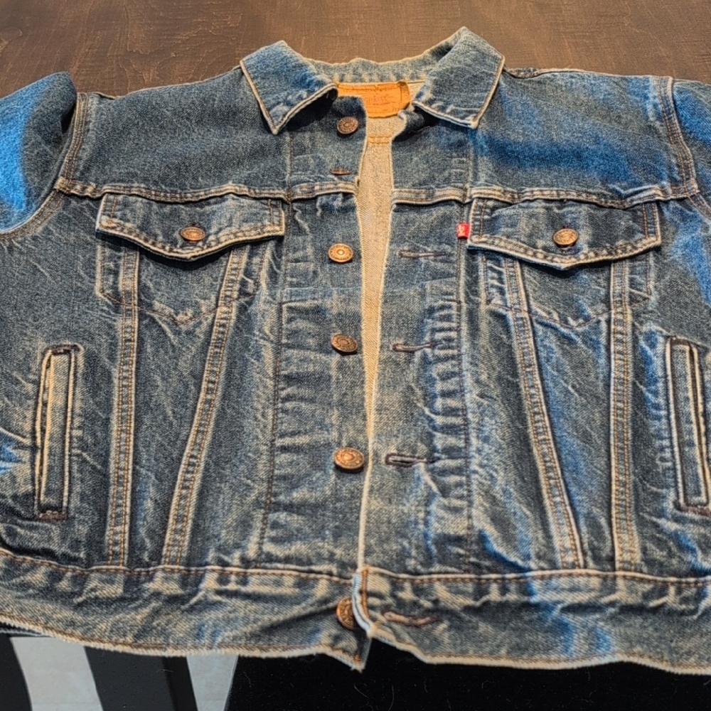 Vintage Levi's Blue Jean Jacket Classic Denim Style